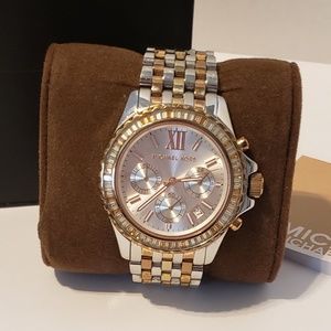 SOLD Michael Kors Three-Tone Watch (MK